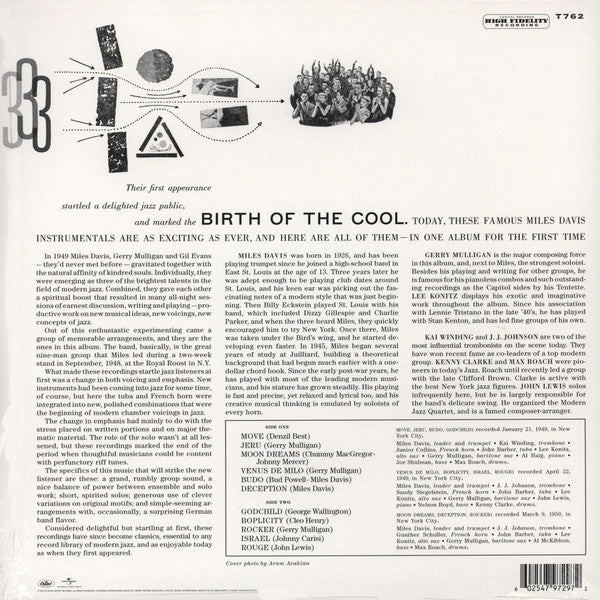 Miles Davis - Birth Of The Cool - LP