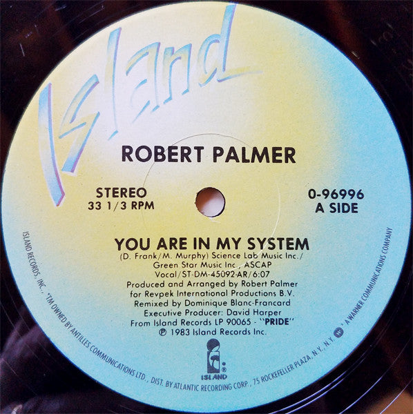 Robert Palmer - You Are In My System - LP