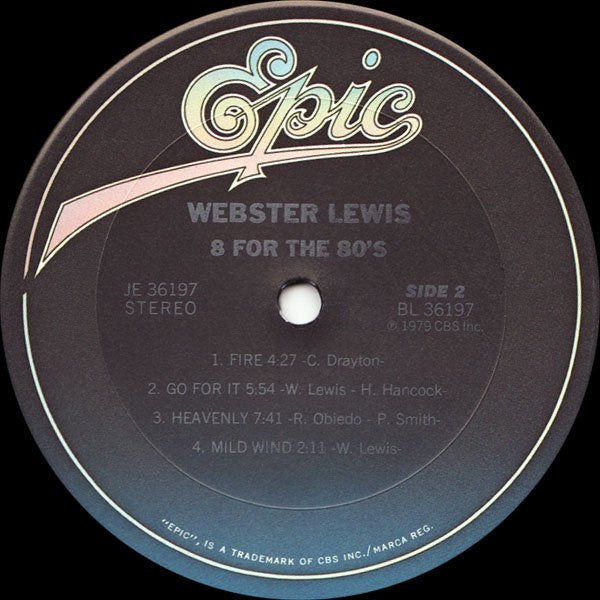 Webster Lewis - 8 For The 80's - LP
