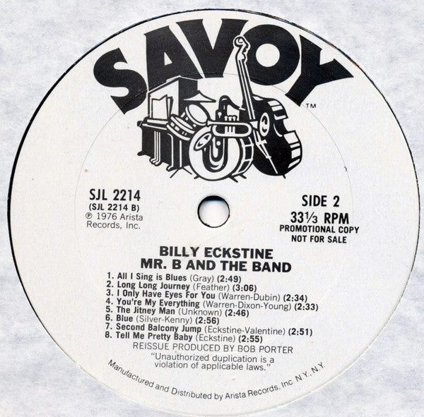 Billy Eckstine - Mister B. And The Band - LP
