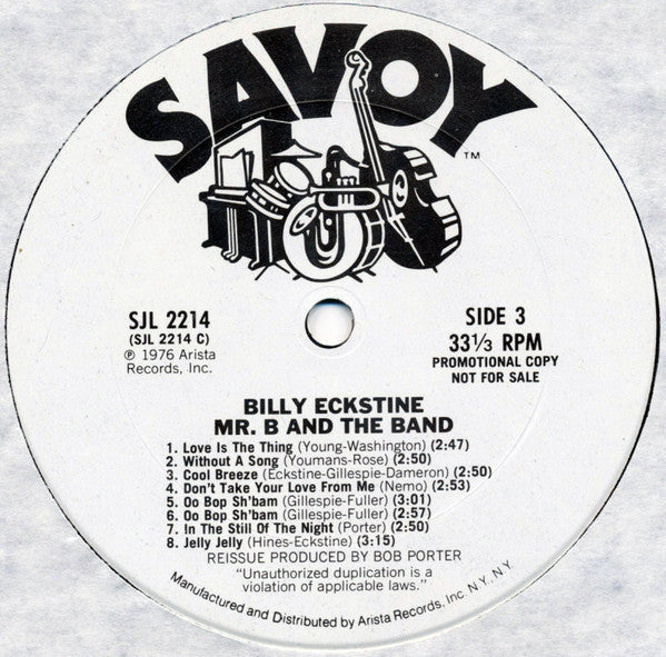 Billy Eckstine - Mister B. And The Band - LP