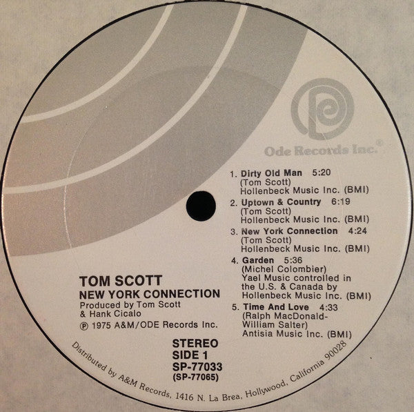 Tom Scott - New York Connection - LP