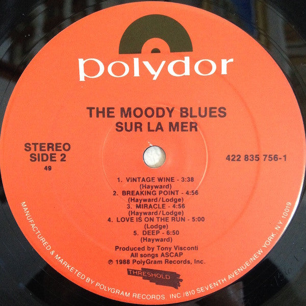 Moody Blues* - Sur La Mer - LP
