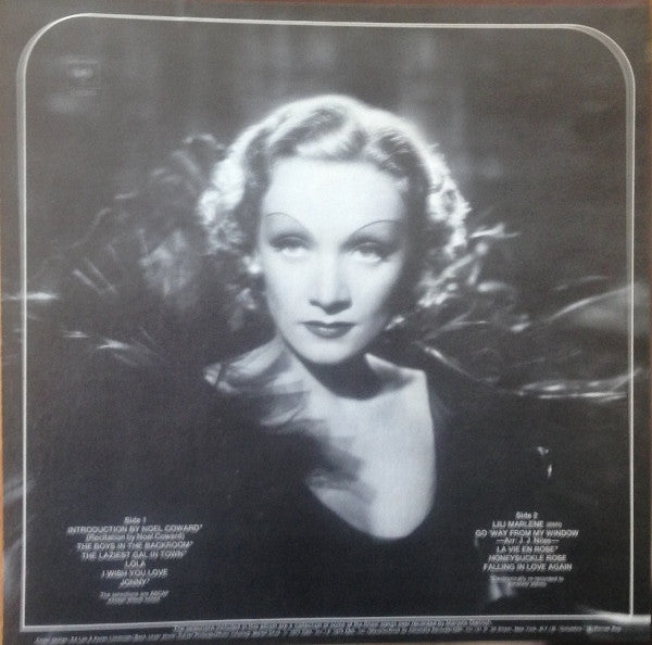 Marlene Dietrich - The Best Of Marlene Dietrich - LP
