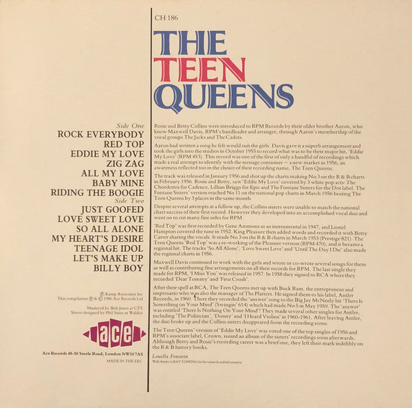 The Teen Queens - Rock Everybody - LP