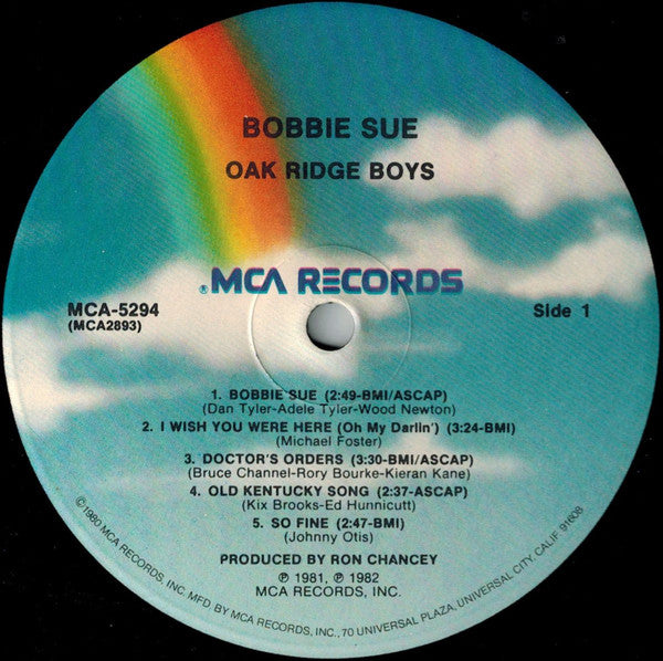 Oak Ridge Boys* - Bobbie Sue - LP