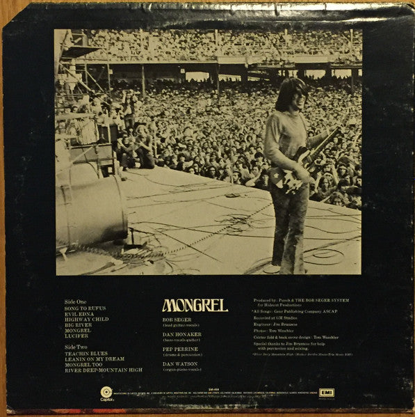 Bob Seger System - Mongrel - LP