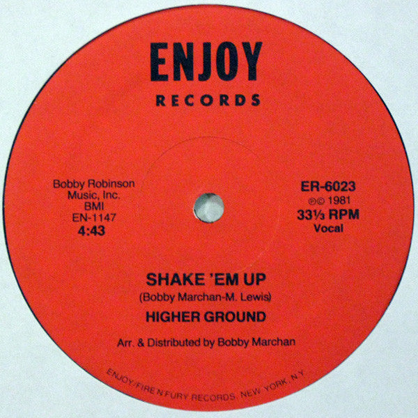 Higher Ground  - Shake 'Em Up - LP