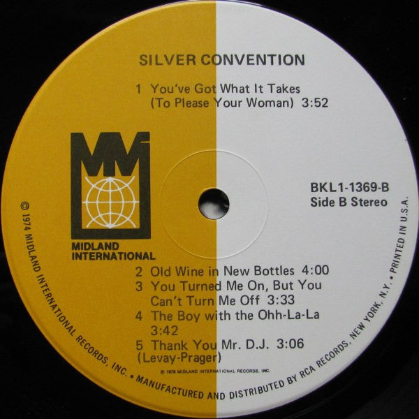 Silver Convention - Silver Convention - LP