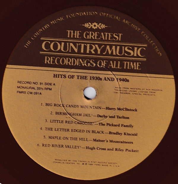 Various - Hits Of The 1930s And 1940s - LP