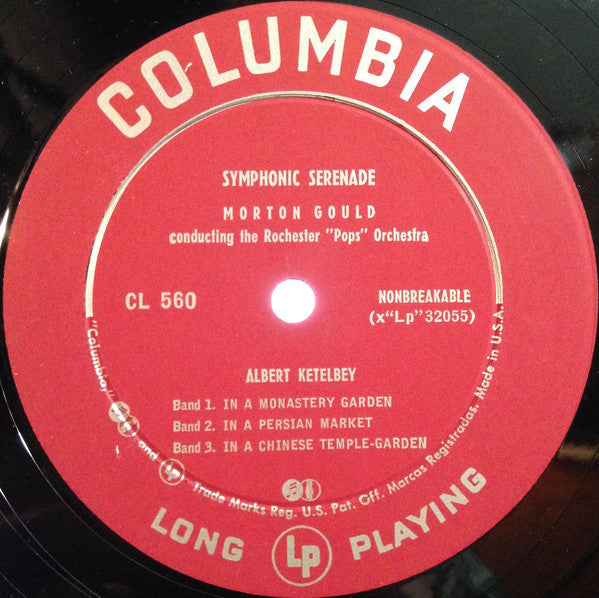 Morton Gould Conducting The The Rochester "Pops" Orchestra* - Symphonic Serenade - LP