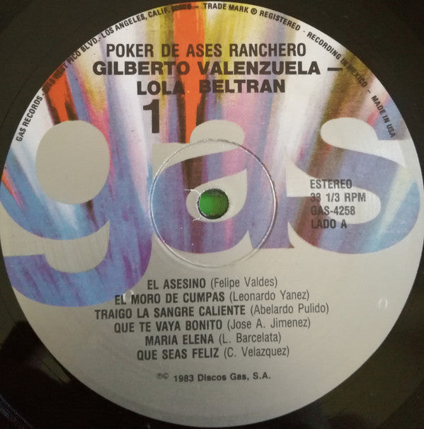 Various - Poker De Ases Ranchero - LP