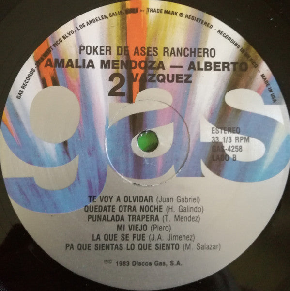 Various - Poker De Ases Ranchero - LP