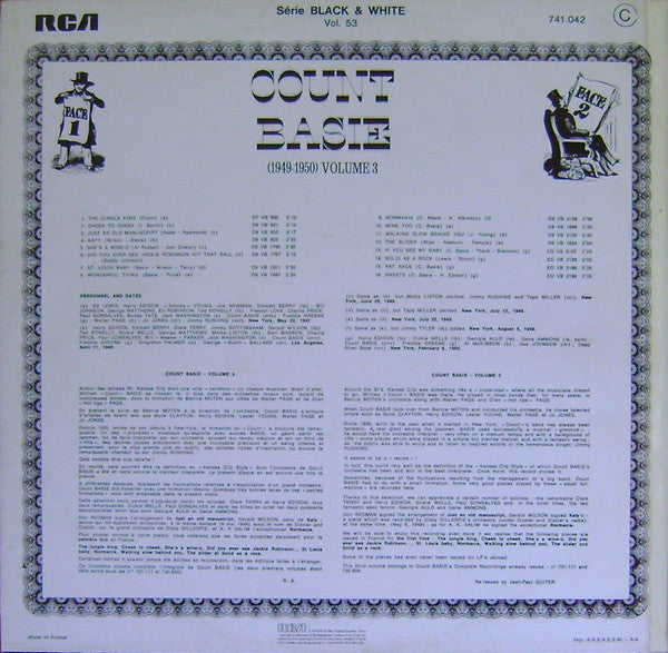 Count Basie - (1949-1950) Volume 3 - LP