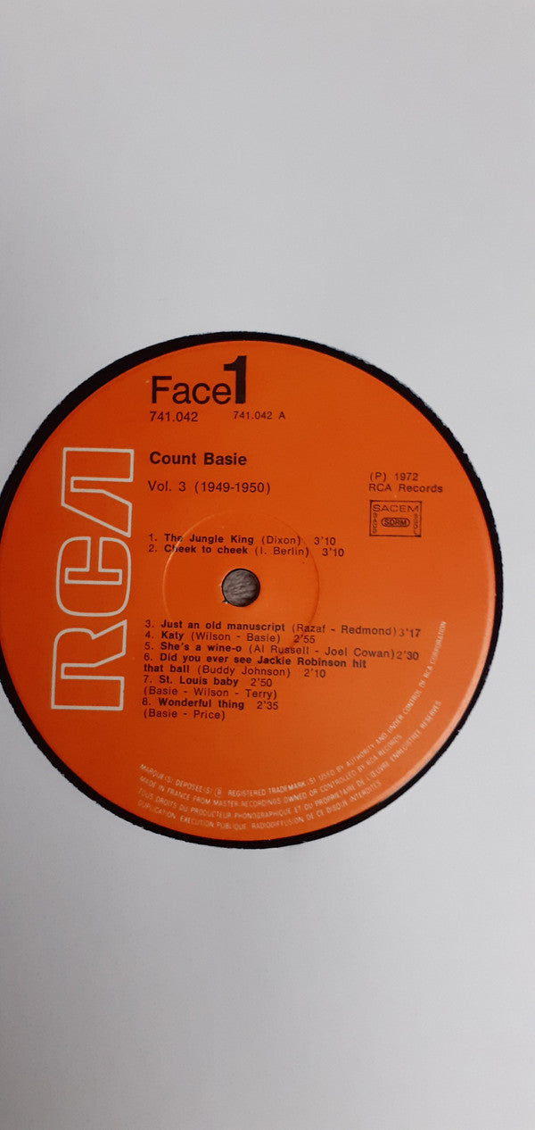 Count Basie - (1949-1950) Volume 3 - LP