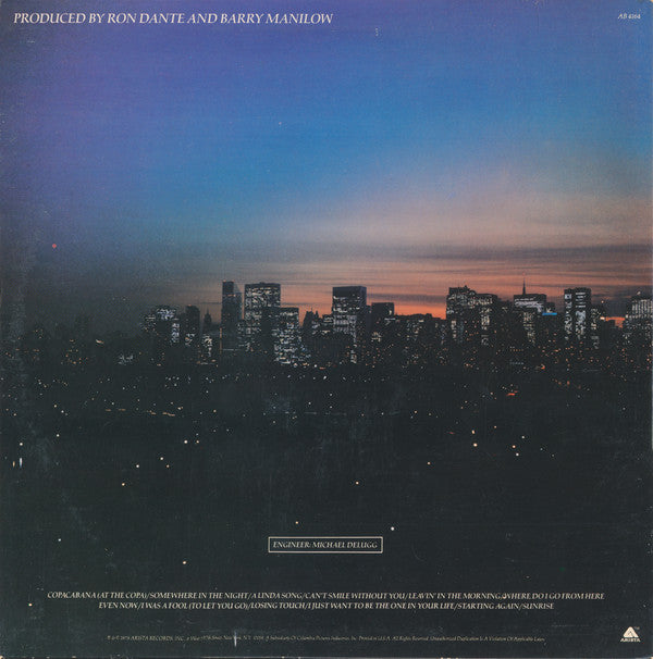 Barry Manilow - Even Now - LP