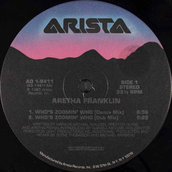 Aretha Franklin - Who's Zoomin' Who - LP