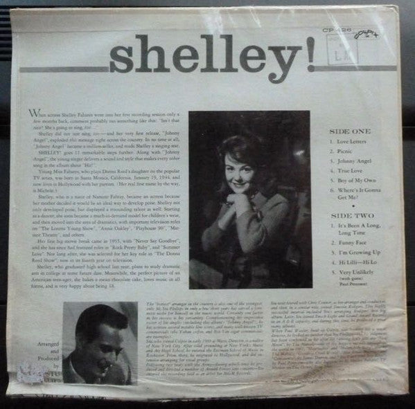Shelley Fabares - Shelley! - LP