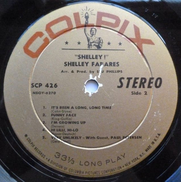 Shelley Fabares - Shelley! - LP