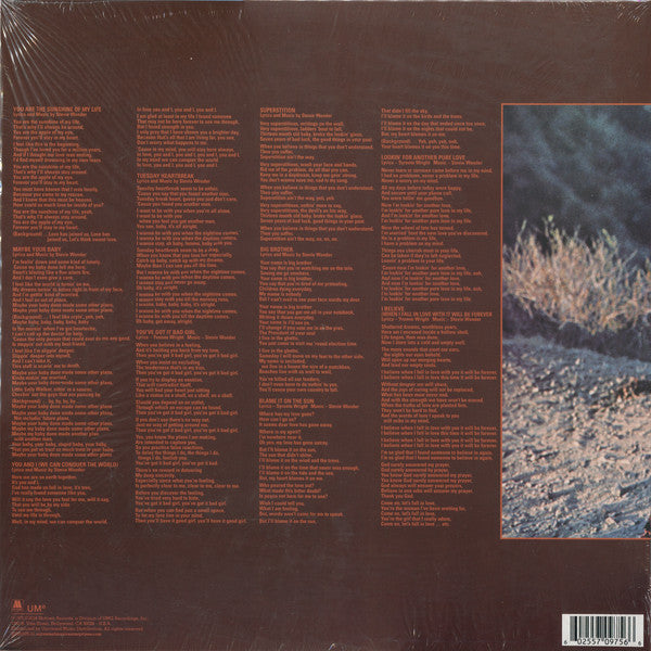 Stevie Wonder - Talking Book - LP