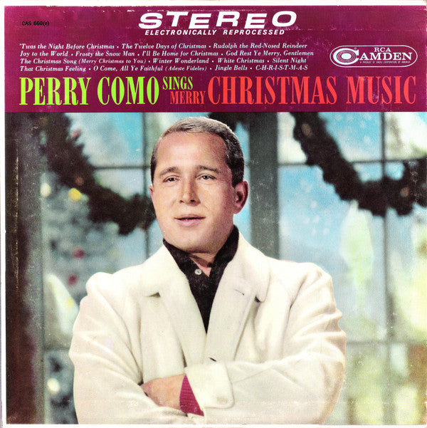 Perry Como - Perry Como Sings Merry Christmas Music - LP