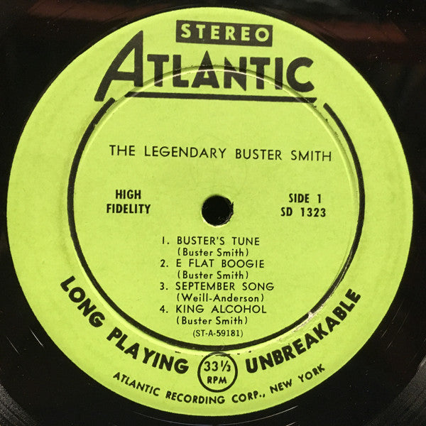 Buster Smith - The Legendary Buster Smith - LP