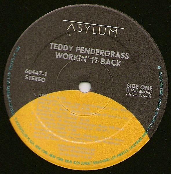 Teddy Pendergrass - Workin' It Back - LP