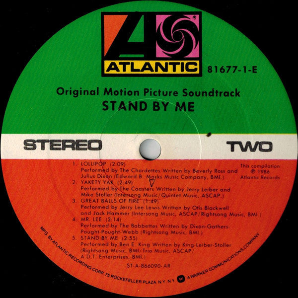 Various - Stand By Me (Original Motion Picture Soundtrack) - LP