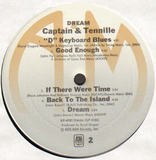 Captain & Tennille* - Dream - LP
