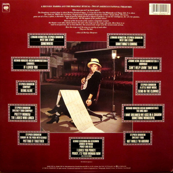 Barbra Streisand - The Broadway Album - LP