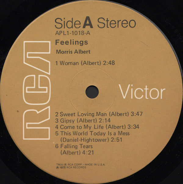 Morris Albert - Feelings - LP