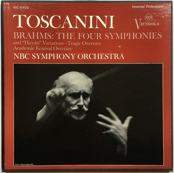 Toscanini*, NBC Symphony Orchestra, Brahms* - The Four Symphonies And "Haydn" Variations · Tragic Overture · Academic Festival Overture - LP