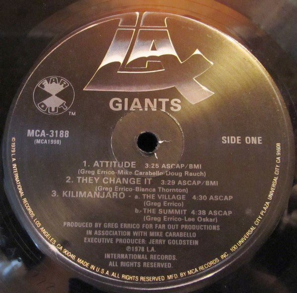 Giants (3) - Giants - LP