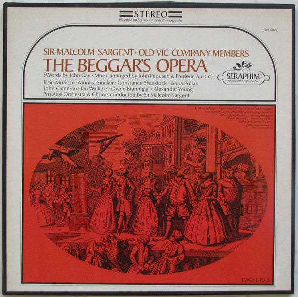 John Gay, Sir Malcolm Sargent, Pro Arte Orchestra* - The Beggar's Opera - LP