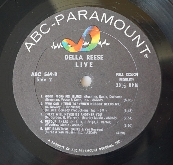 Della Reese - Della Reese Live - LP