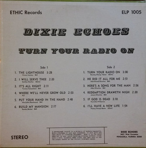 Dixie Echoes* - Turn Your Radio On - LP