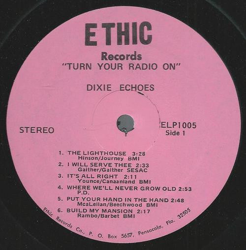 Dixie Echoes* - Turn Your Radio On - LP