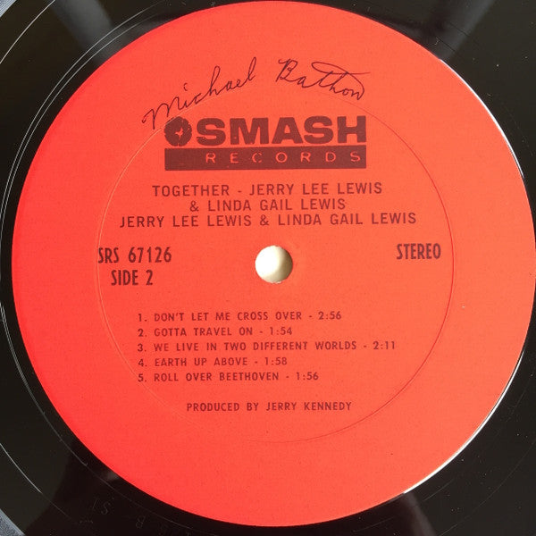 Jerry Lee Lewis & Linda Gail Lewis - Together - LP