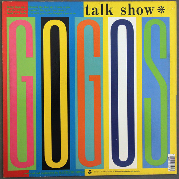 Go-Go's - Talk Show - LP