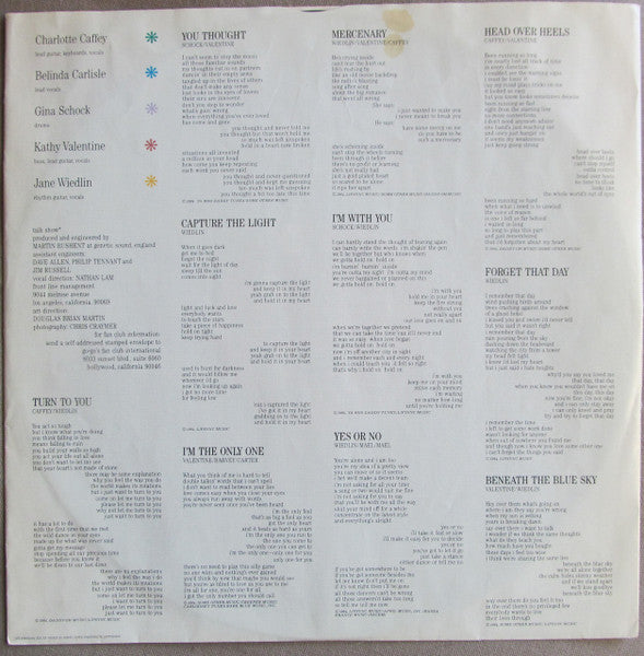 Go-Go's - Talk Show - LP