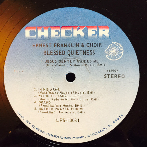 Ernest Franklin & Choir* - Blessed Quietness - LP