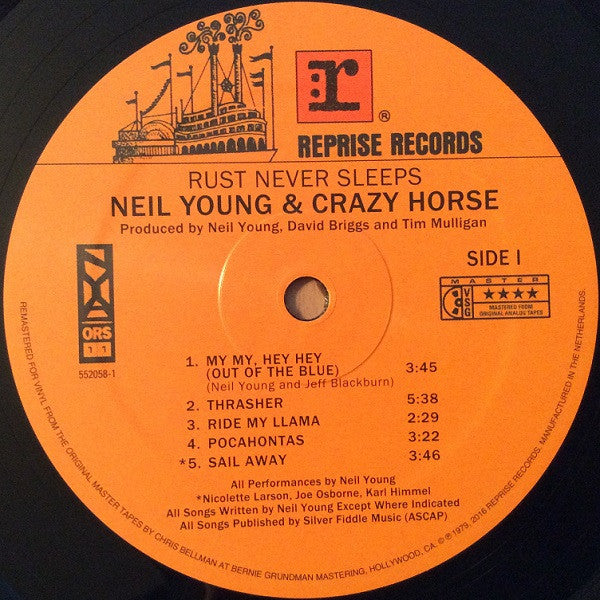 Neil Young & Crazy Horse - Rust Never Sleeps - LP