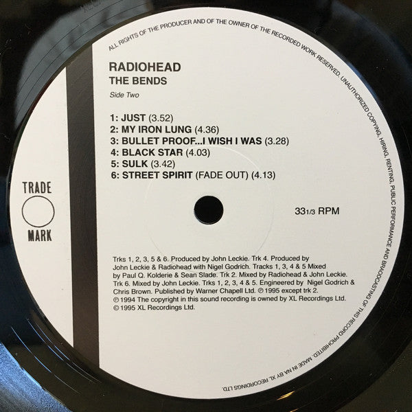 Radiohead - The Bends - LP
