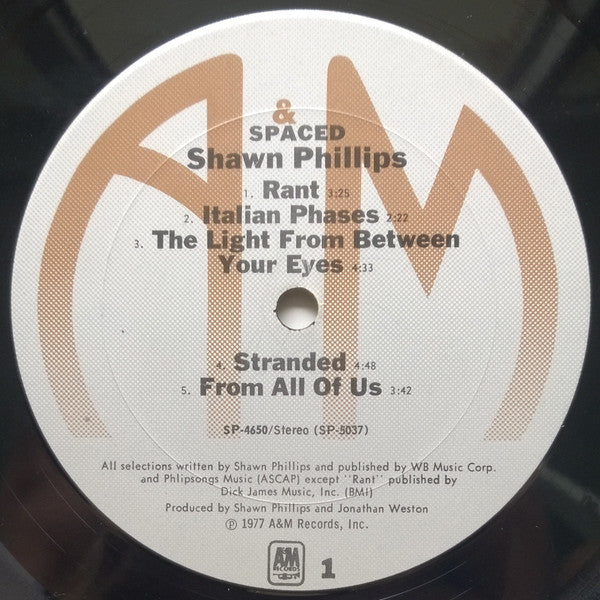 Shawn Phillips (2) - Spaced - LP