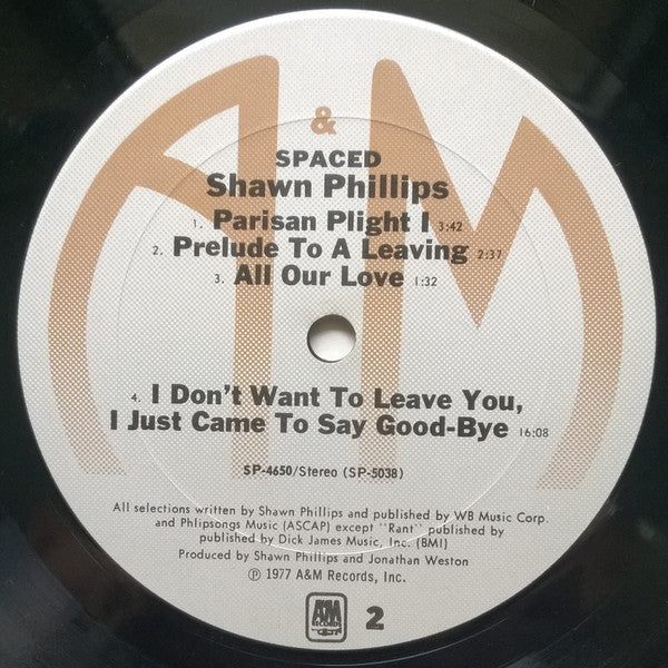 Shawn Phillips (2) - Spaced - LP