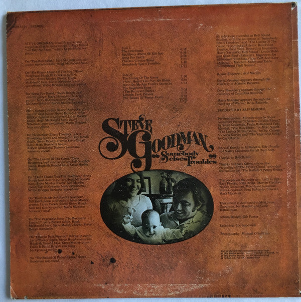 Steve Goodman - Somebody Else's Troubles - LP