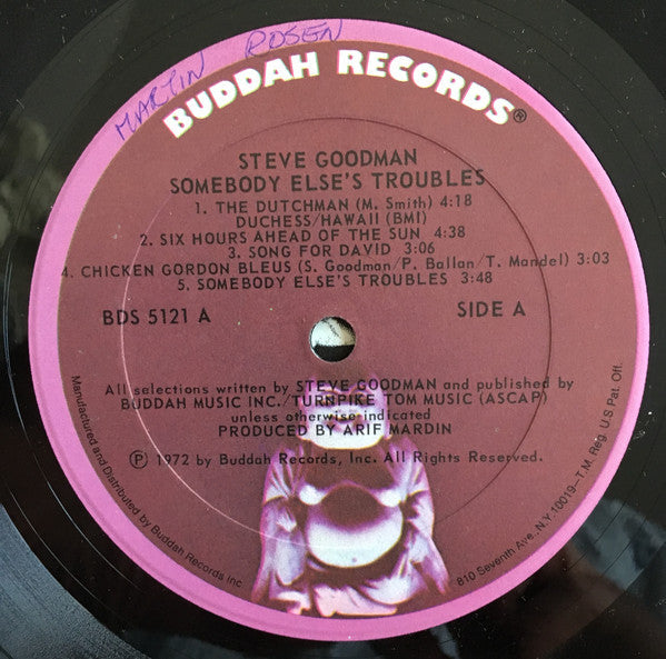 Steve Goodman - Somebody Else's Troubles - LP