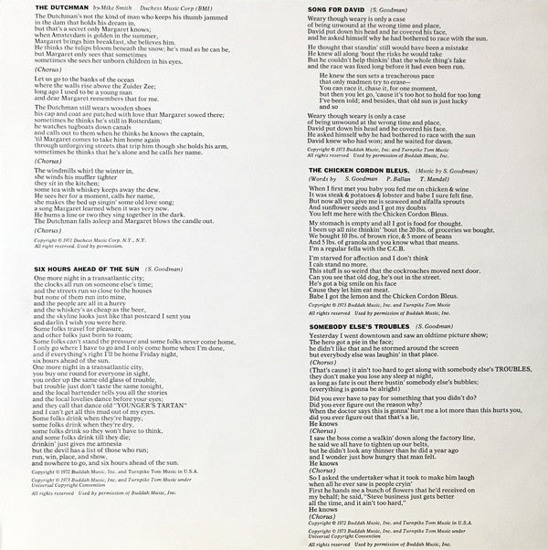 Steve Goodman - Somebody Else's Troubles - LP