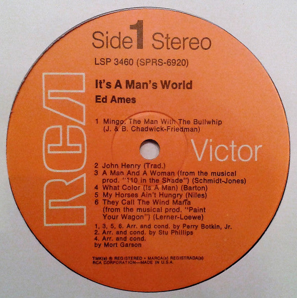 Ed Ames - It's A Man's World - LP