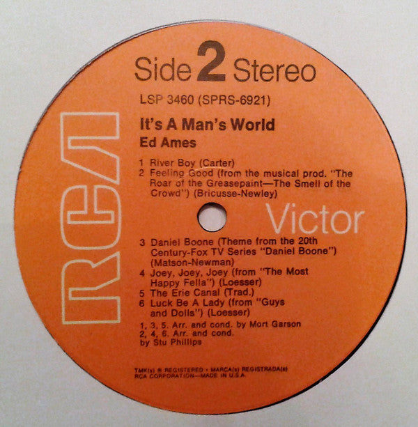 Ed Ames - It's A Man's World - LP